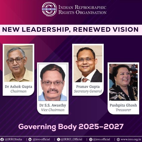 Indian-Reprographic-Rights-Organisation-IRRO-Elects-New-Governing-Body-at-Annual-General-Meeting-2025