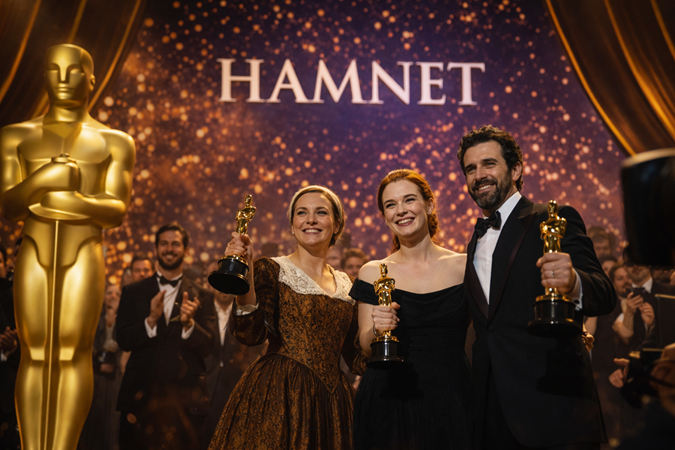 Film Hamnet Achieves Major Success at the Oscars, Marking Literary Adaptation Milestone