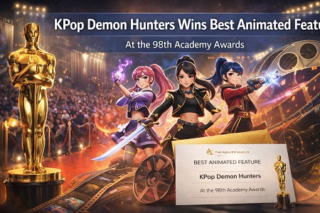 KPop Demon Hunters Wins Best Animated Feature at 98th Academy Awards