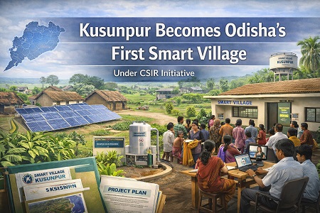 Kusunpur Village in Odisha Set to Become State’s First Smart Village Under CSIR Initiative