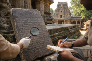 Medieval Gajapathi-Era Inscription Discovered at Lakshmi Narasimha Swamy Temple in Andhra Pradesh