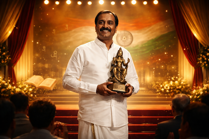 Tamil Poet Vairamuthu Wins Jnanpith Award 2025 for Contribution to Indian Literature