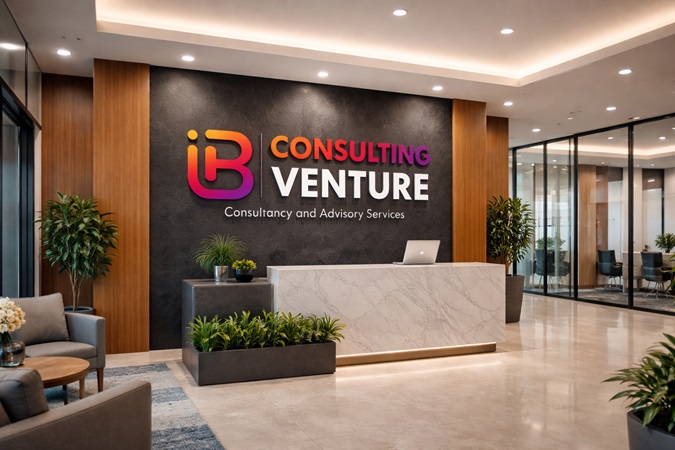 Office reception at iBluu Consulting Venture